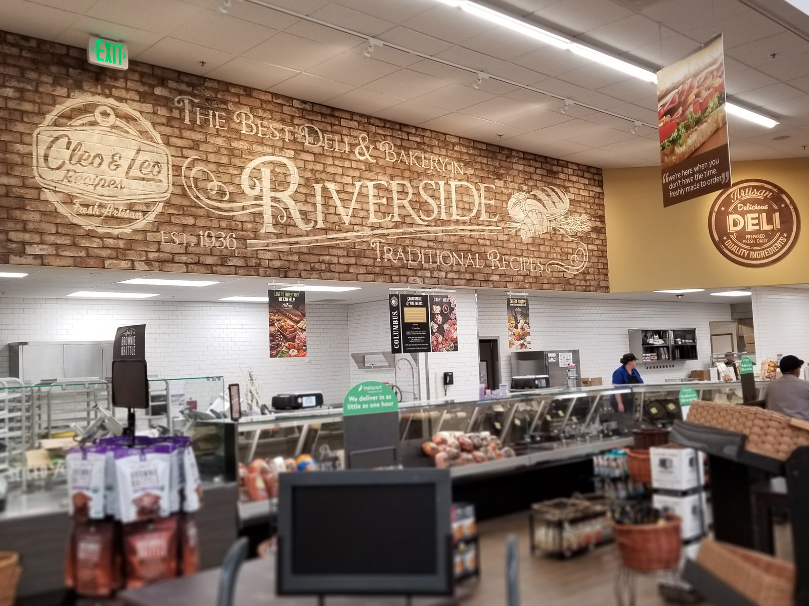 Stater Bros. Markets Photo - Hand Painted Brick Artwork